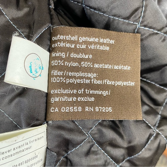 DANIER Dark Brown Quilted Leather Vest size Medium - Picture 6 of 8